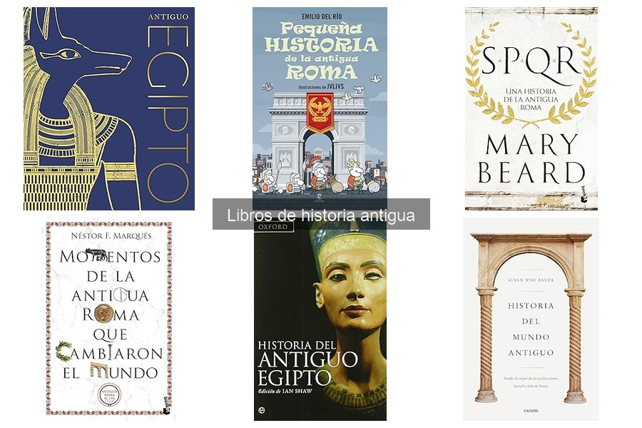 Principales Temas en Libros de Historia Antigua