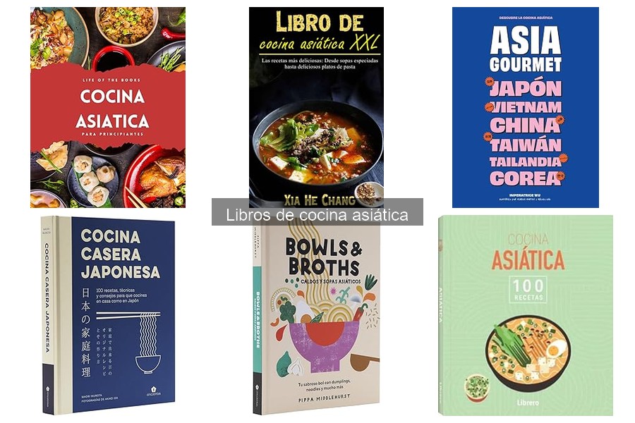 Problemas comunes al cocinar con libros de cocina asiática