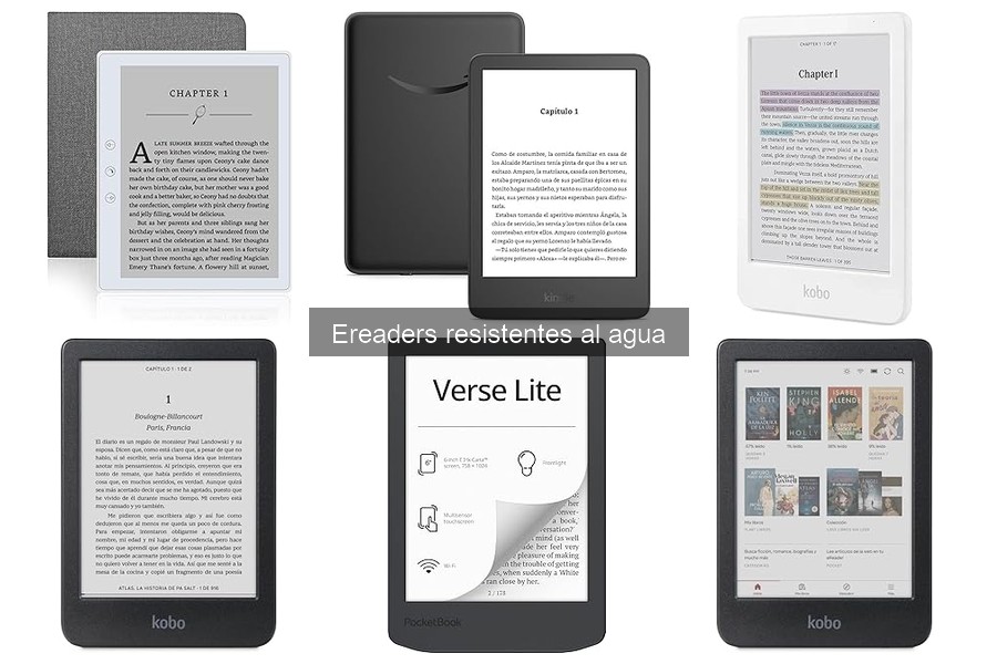 Problemas comunes con ereaders resistentes al agua