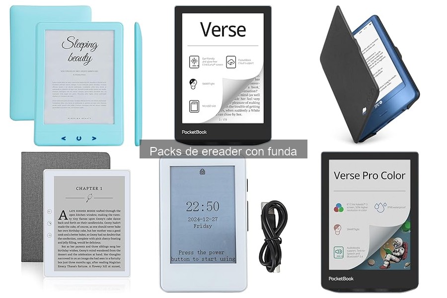 ¿Qué incluye un pack de ereader con funda?