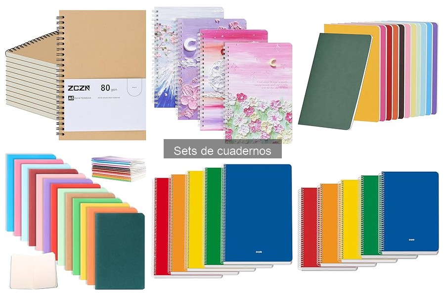 ¿Qué son los sets de cuadernos? Características y usos