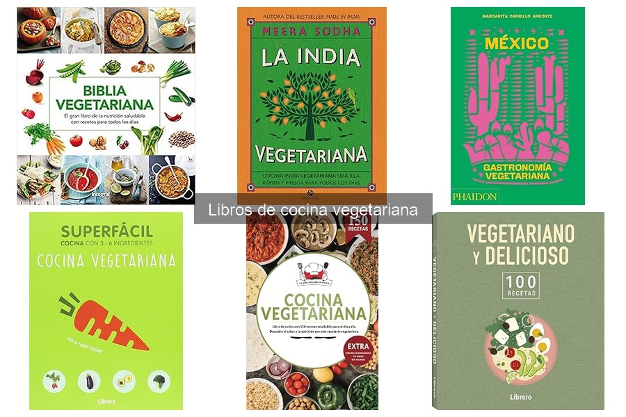 Recetas Destacadas de los Mejores Libros de Cocina Vegetariana