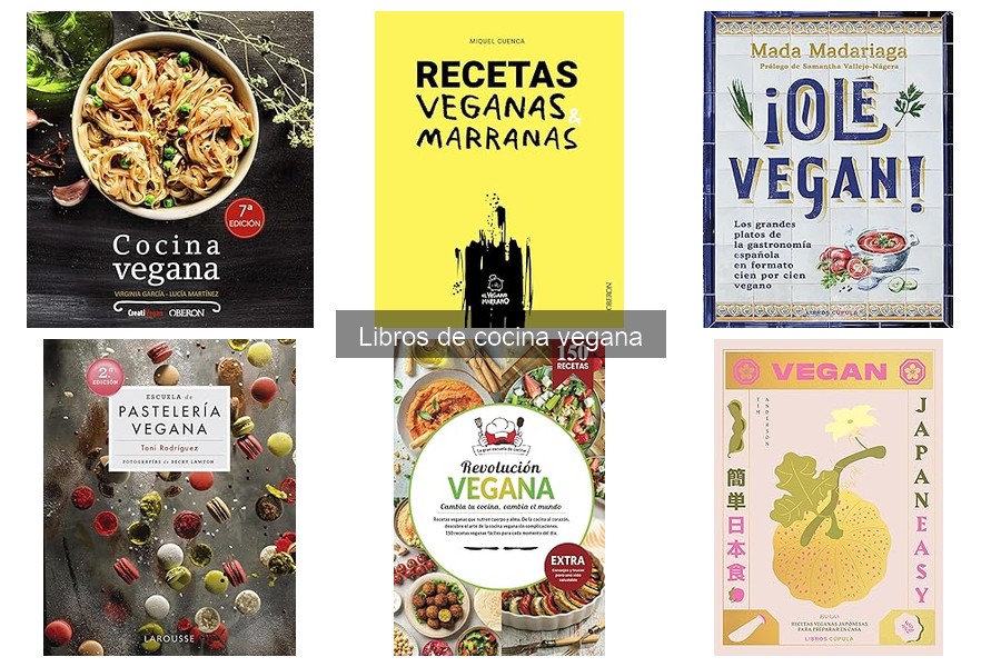 Recetas fáciles de libros de cocina vegana