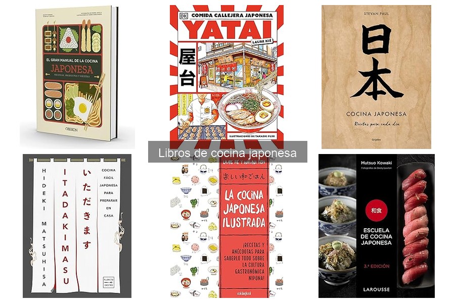 Recetas imprescindibles en libros de cocina japonesa
