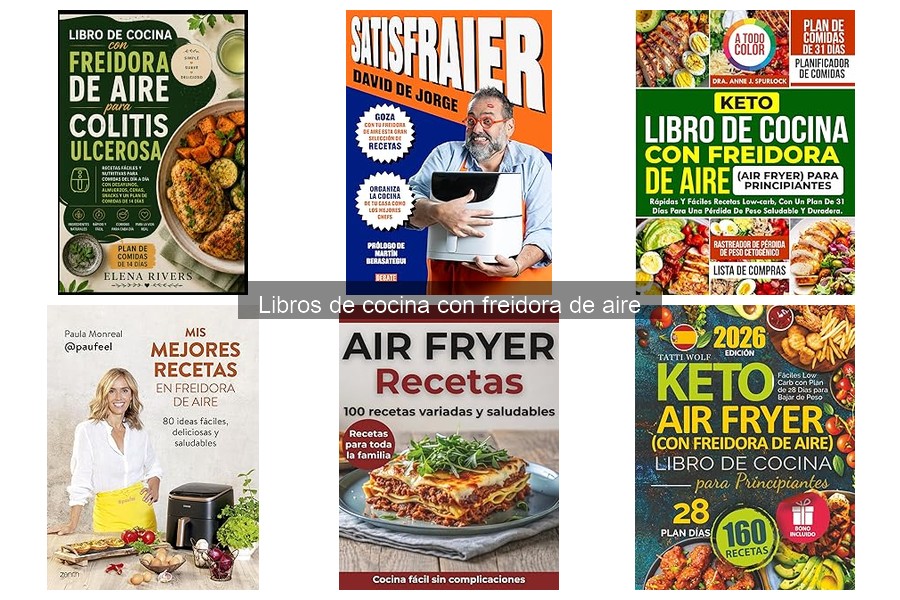 Recetas saludables para freidora de aire: Cocina liviana y fácil