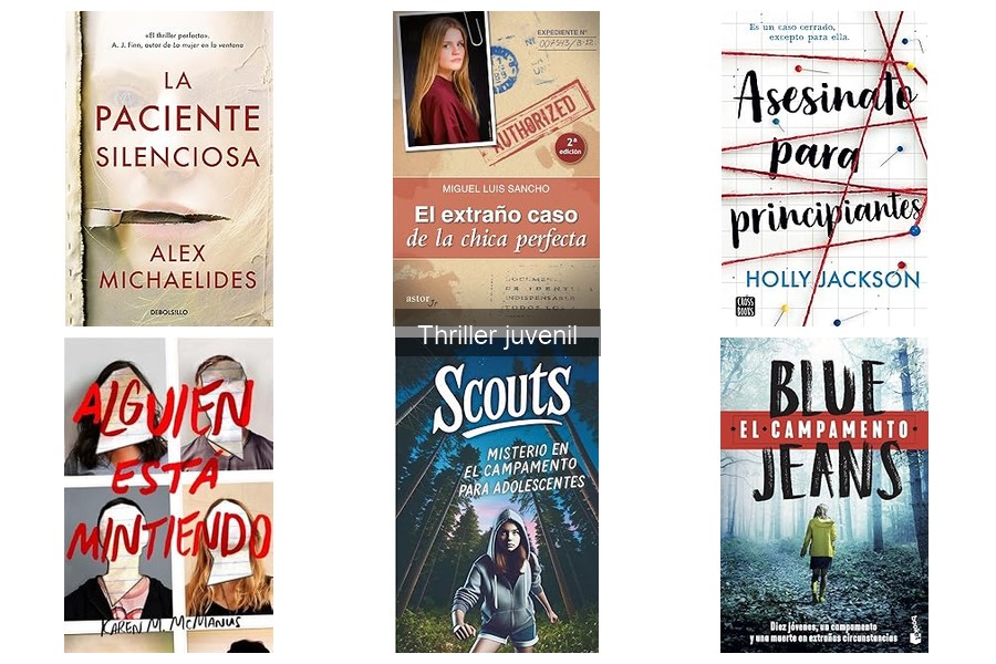 Recomendaciones de thrillers juveniles por edad