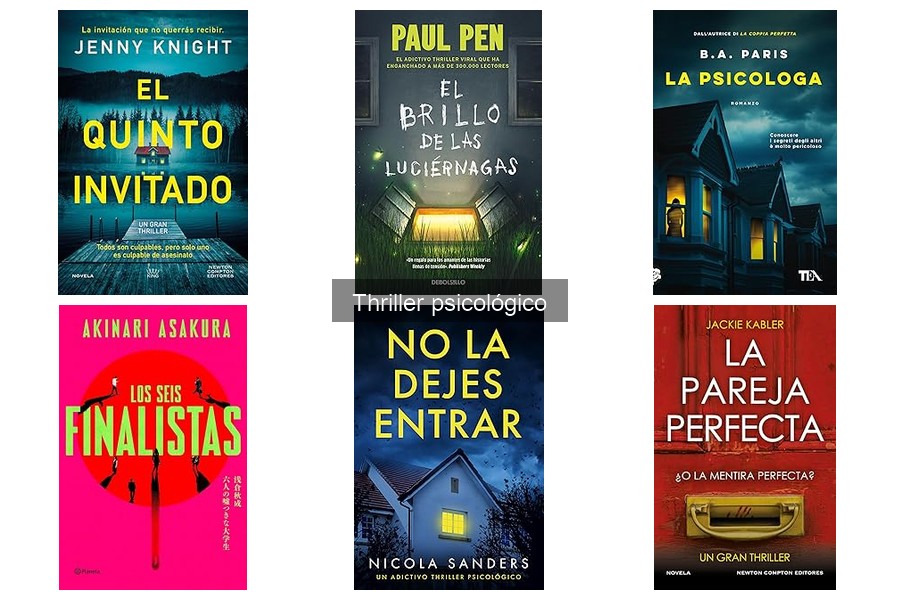 Reseñas de thrillers psicológicos: opiniones de lectores