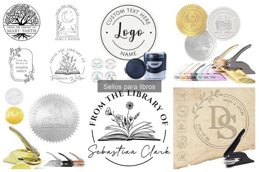 Sellos para Libros: Regalos Literarios Irresistibles