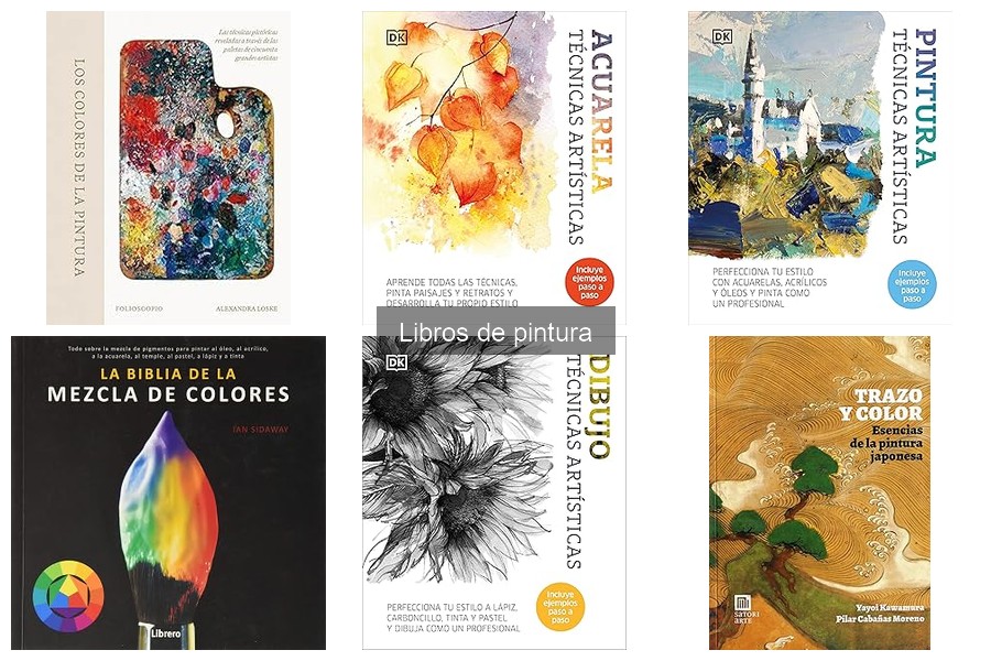Técnicas de pintura recomendadas en libros imprescindibles