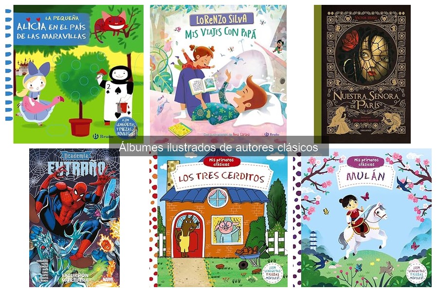 Temas de los álbumes ilustrados de autores clásicos