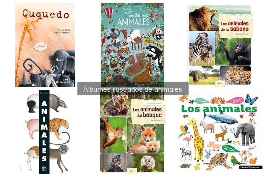 Tipos de álbumes ilustrados de animales para disfrutar