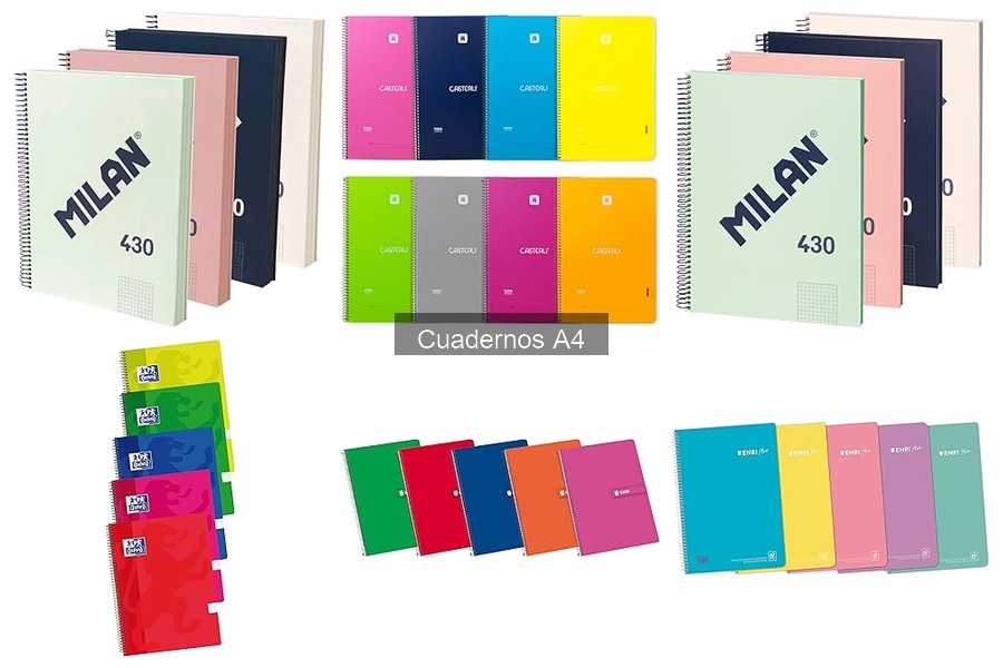 Tipos de cuadernos A4: Guía completa de opciones