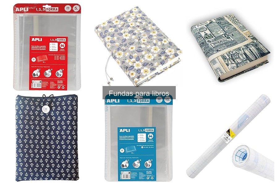 Tipos de fundas para libros: Guía completa de opciones