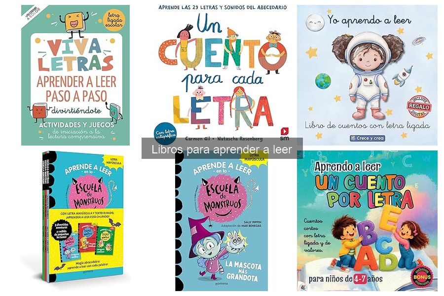 Tipos de libros para aprender a leer: fónicos y visuales