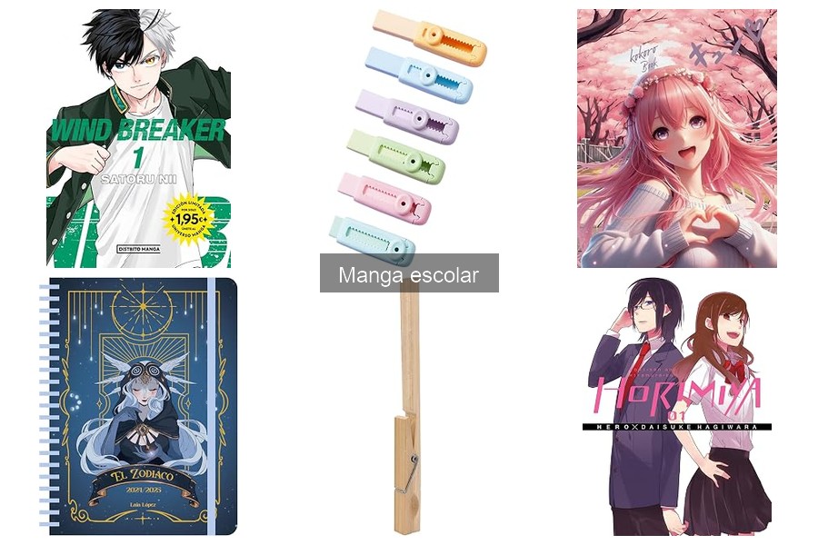 Tipos de mangas escolares más populares para lectores jóvenes