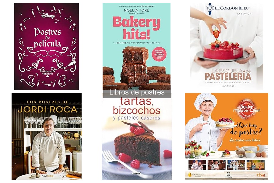 Tipos de postres que puedes hacer con libros de repostería