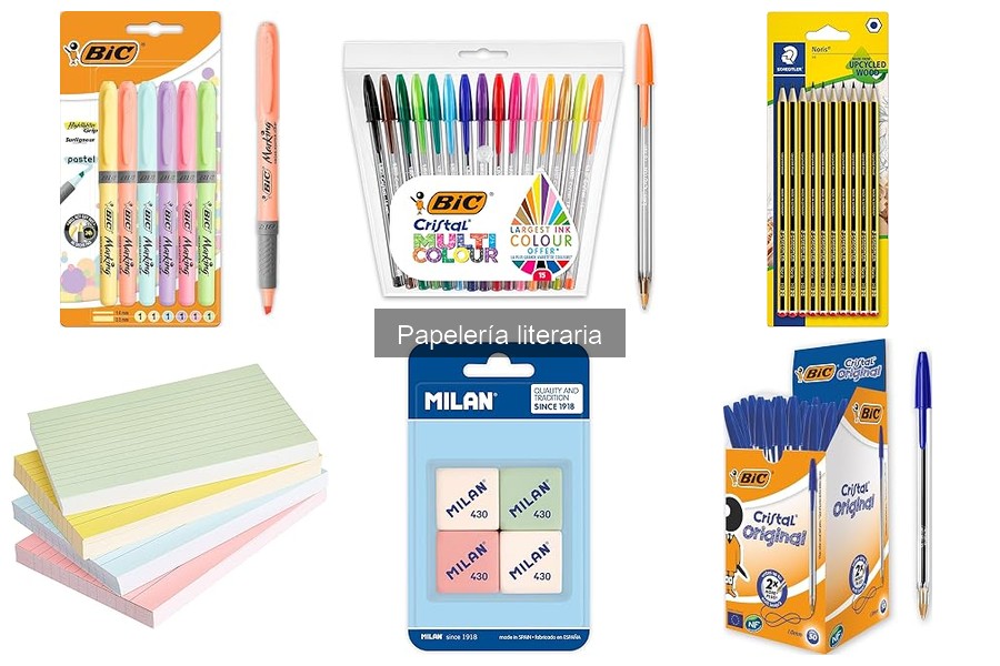 Tipos de Productos de Papelería Literaria para Escribir y Crear