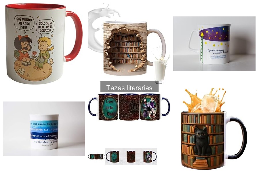 Usos creativos de las tazas literarias para decorar y más