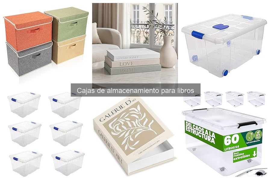Ventajas de usar cajas de almacenamiento para libros